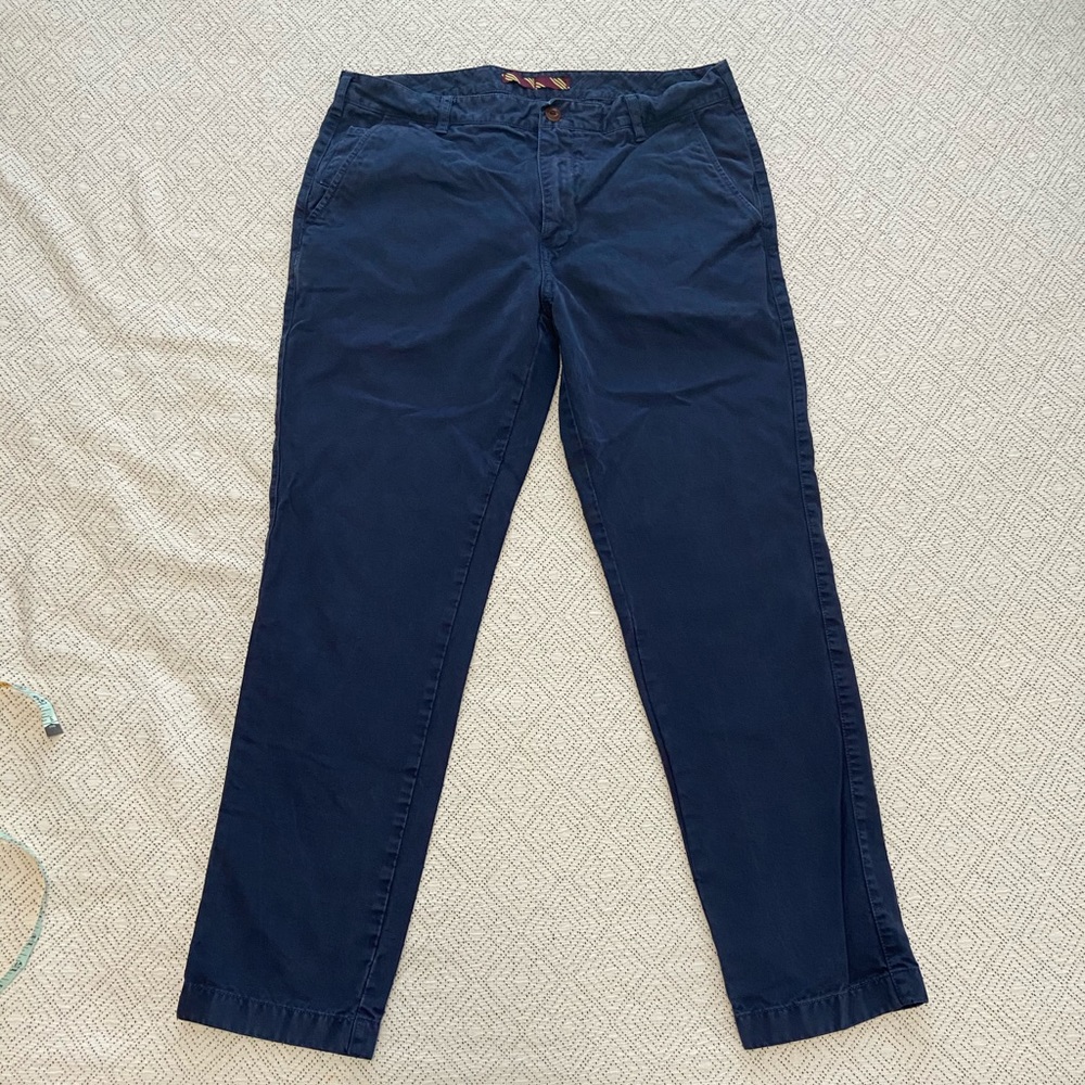 Brooks Brothers Navy Chinos